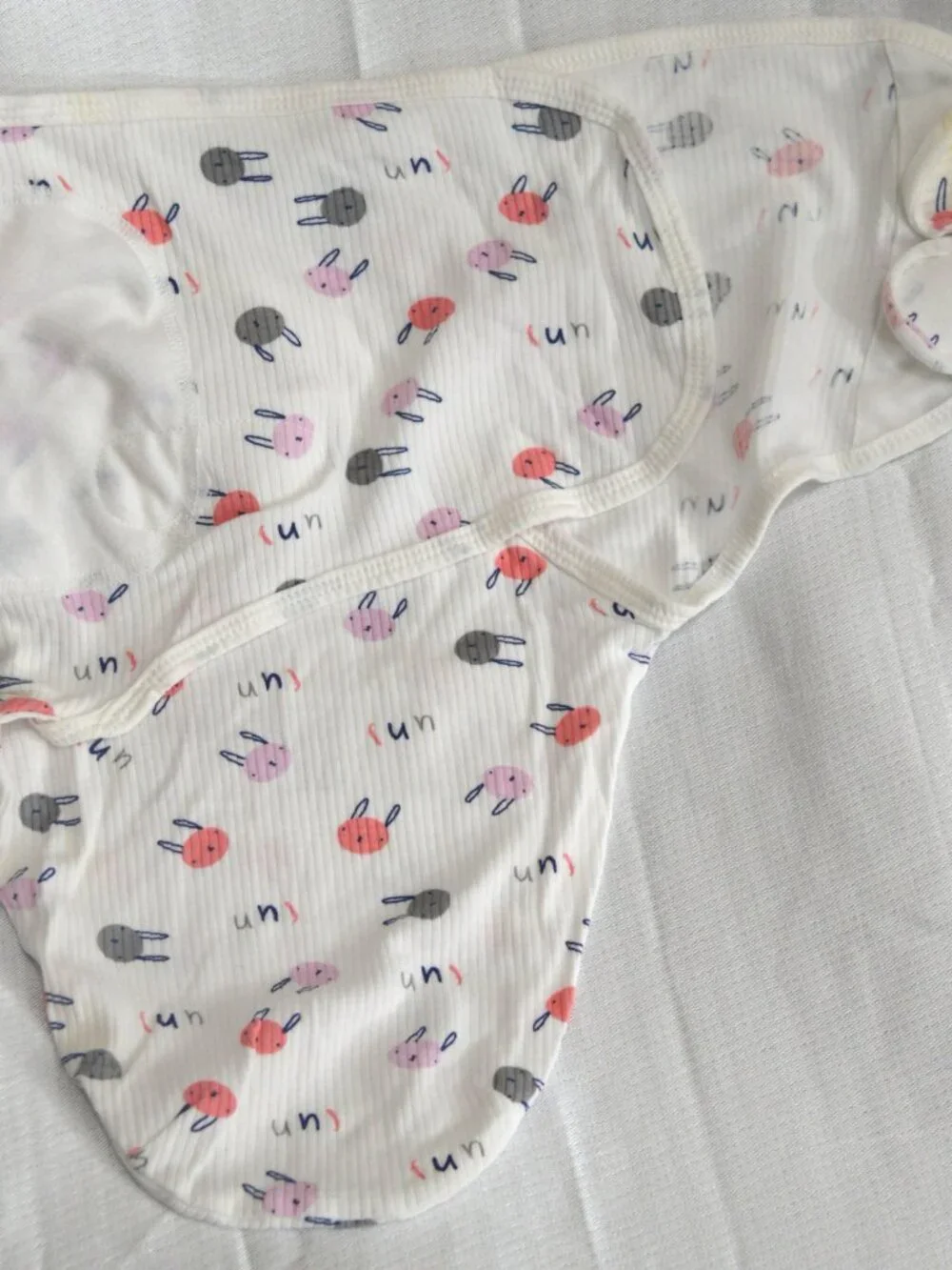Baby Swaddle Wrap, Pink & Gray Animal Print, approx.0-3M